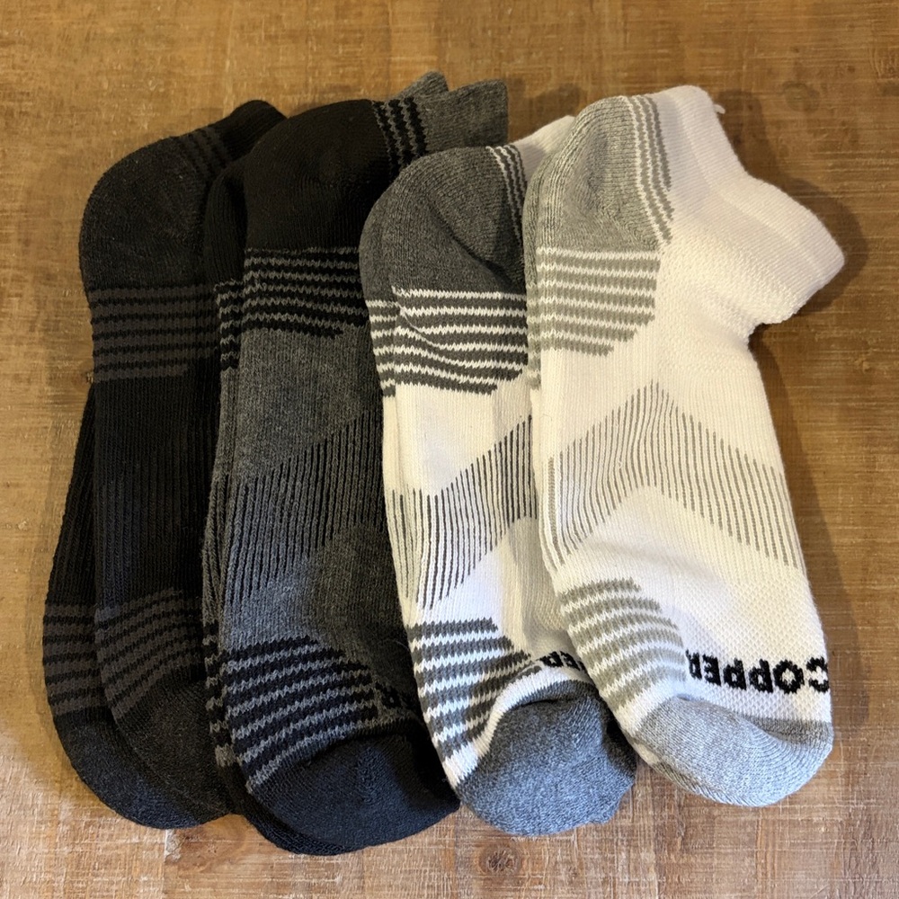 Women’s Tommy Copper Compression Ankle Socks NWT 4 Pack